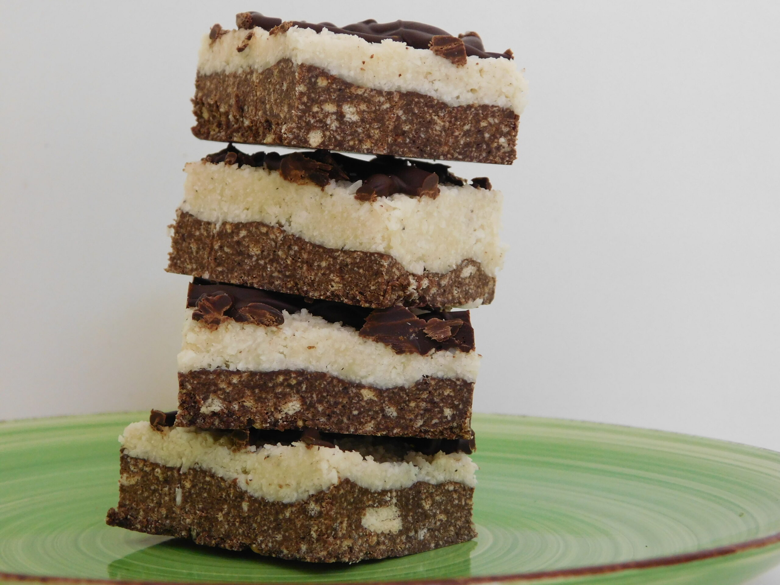 Chocolate-coconut squares